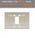 PLACCA 1 FORO COMPATIBILE BTICINO MAGIC AVORIO