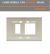 PLACCA SCHUKO+1P AVORIO PVC COMPATIBILE BTICINO MAGIC