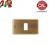 PLACCA 1P BRONZO SATINATO OTTONE COMPATIBILE MAGIC 5001-BS