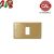 PLACCA 1P OTTONE LUCIDO serie MAGIC 5001