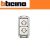 DOPPIO PULSANTE CON FRECCE 10A BTICINO SERIE MAGIC 5055/1