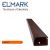 CANALINA 25X16 NOCE SCURO 2mt CON COPERCHIO