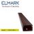 CANALINA 40X25 NOCE SCURO 2mt CON COPERCHIO