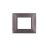 gem PLACCA 2P BRONZO PVC COMPATIBILE VIMAR PLANA