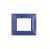 gem PLACCA 2P BLU NAVY PVC COMPATIBILE VIMAR PLANA