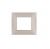 gem PLACCA 2P CHAMPAGNE PVC COMPATIBILE VIMAR PLANA