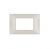 PLACCA 3 FORI PVC COMPATIBILE VIMAR PLANA COLORE SABBIA