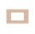 gem PLACCA 4P ABETE PVC COMPATIBILE VIMAR PLANA