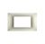 gem PLACCA 4P PERLA PVC COMPATIBILE VIMAR PLANA