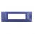 gem PLACCA 7P BLU NAVY PVC COMPATIBILE VIMAR PLANA