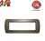 PLACCA 7P MARRONE METALLO serie LIVING INTERNATIONAL 622/7