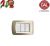 PLACCA 3P CHAMPAGNE OPACO METALLO serie LIVING LIGHT BTICINO 627B