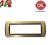PLACCA 7P OTTONE SATINATO COMPATIBILE LIVING INTERNATIONAL 641/7