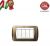 PLACCA 4P OTTONE BRONZO SATINATO OPACO serie LIVING LIGHT BTICINO