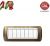 PLACCA 7P OTTONE BRONZO SATINATO OPACO serie LIVING LIGHT BTICINO