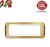 PLACCA 7P OTTONE LUCIDO+SATINATO serie LIVING LIGHT 645/7B