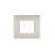 art PLACCA 2P CHAMPAGNE PVC COMPATIBILE LIVING BTICINO