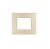 art PLACCA 2P ORO PVC COMPATIBILE LIVING BTICINO