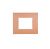 art PLACCA 2P ARANCIO PVC COMPATIBILE LIVING BTICINO