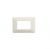PLACCA 3 POSTI COMPATIBILE BTICINO MATIX BIANCO AM4803