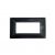 PLACCA 4 POSTI COMPATIBILE BTICINO MATIX NERO TABACCO