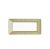PLACCA 6 POSTI COMPATIBILE BTICINO MATIX ORO SATINATO AM4804