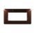 PLACCA 6 POSTI COMPATIBILE BTICINO MATIX BRONZO