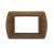 art PLACCA 3P CILIEGIO METALLO COMPATIBILE LIVING BTICINO