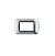 PLACCA 3 POSTI METALLO COMPATIBILE BTICINO LIVING CROMO