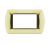 art PLACCA 4P ORO METALLO COMPATIBILE LIVING BTICINO
