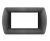art PLACCA 4P ANTRACITE METALLO COMPATIBILE LIVING BTICINO