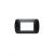 PLACCA 4  POSTI METALLO COMPATIBILE BTICINO LIVING NERO