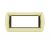 art PLACCA 7P ORO METALLO COMPATIBILE LIVING BTICINO