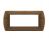 art PLACCA 7P CILIEGIO METALLO COMPATIBILE LIVING BTICINO