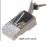 CONNETTORE PLUG RJ45 CAT6A UTP PER CAVO DI RETE UTP 949192