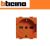 PRESA SCHUKO BIPASSO 10/16A BTICINO MATIX A5440/16A ARANCIONE