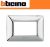 PLACCA 3 POSTI BTICINO MATIX CROMO LUCIDO AM4803GCR