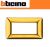 PLACCA 4 POSTI BTICINO MATIX ORO LUCIDO AM4804GOR