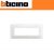 PLACCA 6 POSTI BTICINO MATIX GHIACCIO AM4806CBN