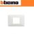 PLACCA 2P CENTRATI BTICINO MATIX BIANCO AM4819BBN