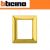 PLACCA 3+3 POSTI BTICINO MATIX COLORE ORO SATINATO AM4826GOS