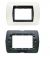 PLACCA AUTOPORTANTE 3P BIANCO COMP.BTICINO LIVING LIGHT/INTERNATIONAL