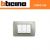 PLACCA 3 FORI BTICINO SERIE LUNA C4803/VM COLORE VERDE METALLO