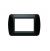 PLACCA 3P NERO COMP.BTICINO LIVING INTERNATIONAL/LIGHT CX3-08