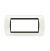 PLACCA 7P BIANCO COMP.BTICINO LIVING INTERNATIONAL/LIGHT CX7-01