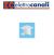 ANGOLO INTERNO 20X10mm PER CANALINA ELETTROCANALI BIANCO.