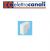 ANGOLO PIANO 40X40mm PER CANALINA ELETTROCANALI BIANCO.