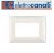 PLACCA 4P BIANCO PVC MY LIFE  Q ELETTROCANALI