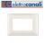 PLACCA 4P BIANCO PVC MY LIFE  Q ELETTROCANALI