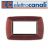 PLACCA 4P LEGNO SCURO PVC MY LIFE ELETTROCANALI
